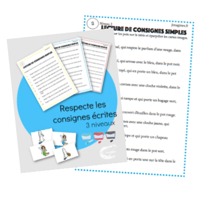 PDF — COMPREHENSION ECRITE | LES POTS DE TRI