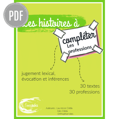 PDF — LES HISTOIRES A COMPLETER 2 | LES PROFESSIONS