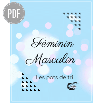 PDF — FEMININ-MASCULIN | LES POTS DE TRI