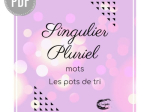 PDF — SINGULIER-PLURIEL | LES POTS DE TRI