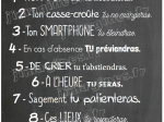 POSTER "Les 10 commandements de la salle d'attente"