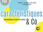 CARACTÉRISTIQUES & Co