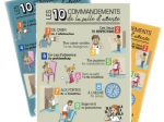 POSTER "Les 10 commandements de la salle d'attente" illustrés