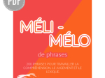 PDF — MÉLI-MÉLO DE PHRASES