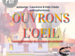 PDF — OUVRONS L'OEIL
