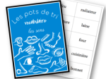 PDF — VOCABULAIRE ECRIT | LES POTS DE TRI