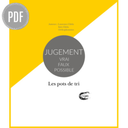 JUGEMENT | LES POTS DE TRI