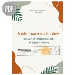 PDF — ÉCOUTE, COMPRENDS ET COLORIE