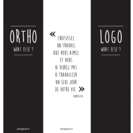 MARQUE-PAGE ORTHO/LOGO WHAT ELSE ?