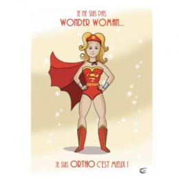 POSTER "Je ne suis pas Wonder Woman"